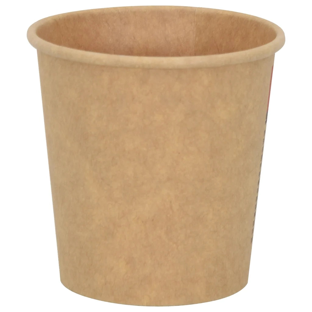 Bicchieri da Caffè in Carta 1000 pz 4oz 100ml Marrone 4102794
