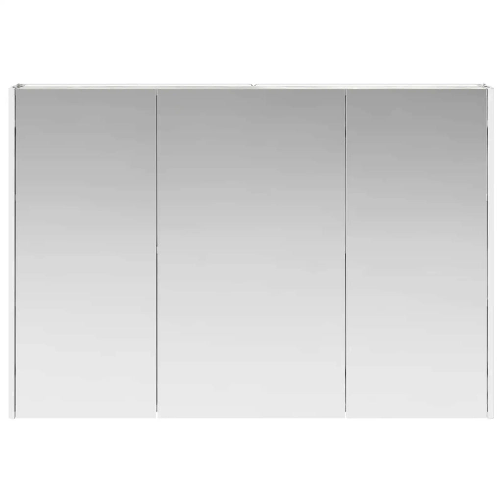 Mobiletto per specchio da bagno Grigio cemento 889274