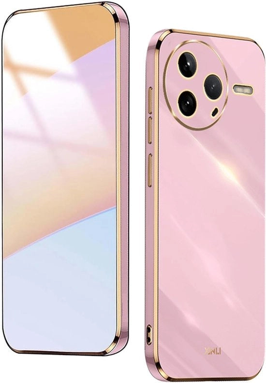 Casella TPU flessibile per Xiaomi Poco F7 Pro con design a elettrodeposizione
