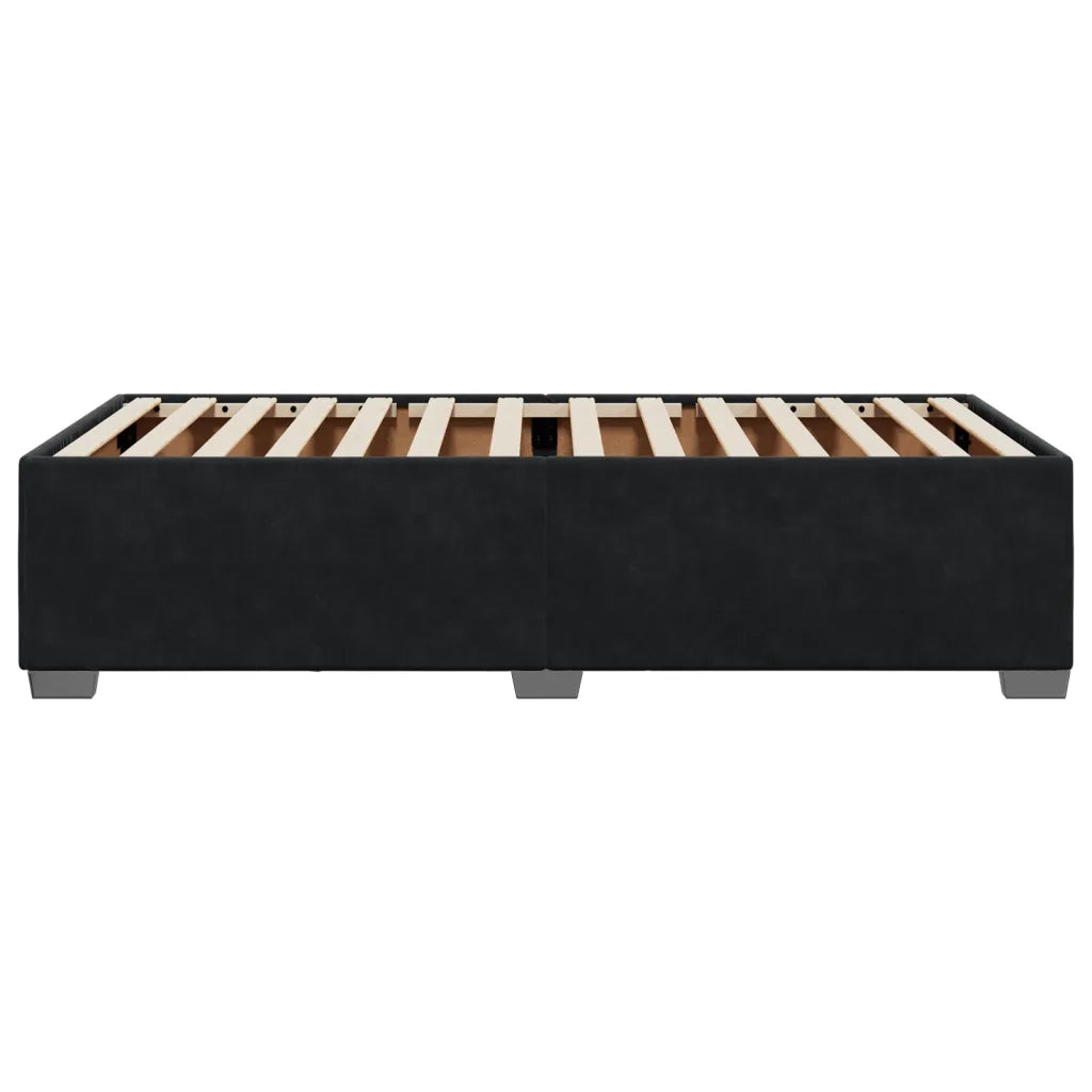 Giroletto Nero 90x200 cm in Velluto