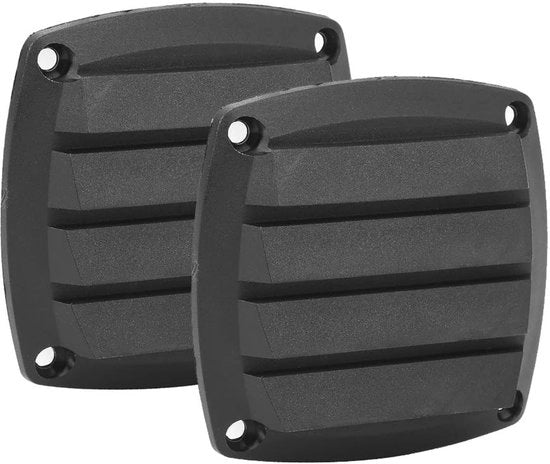 Ventilatore di ventilazione in ABS - 8,5 x 8,5 cm - Pacchetto da 2 - Duraturo e Robusto