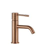 Rubinetto Da Lavabo Rea Lungo Diamond Brush Copper