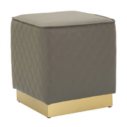 Pouf VKH352, Grigio, Legno, 38x38x38 cm