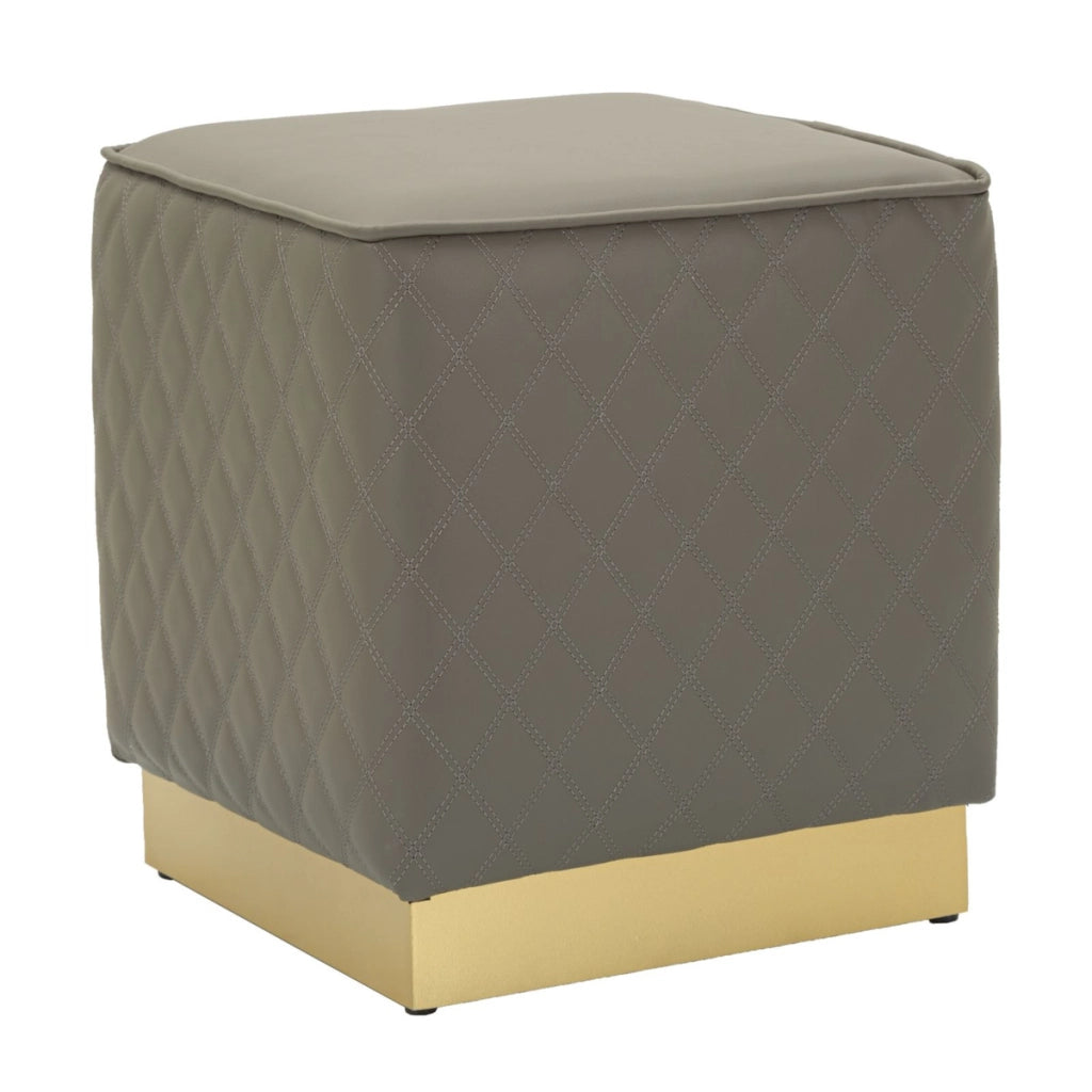 Pouf VKH352, Grigio, Legno, 38x38x38 cm