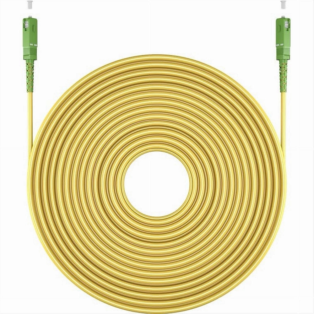Trade Shop - Cavo Fibra Ottica Monomodale 9/125 Sc-apc 10 Mt Per Router Notebook Fo-d005-10m -