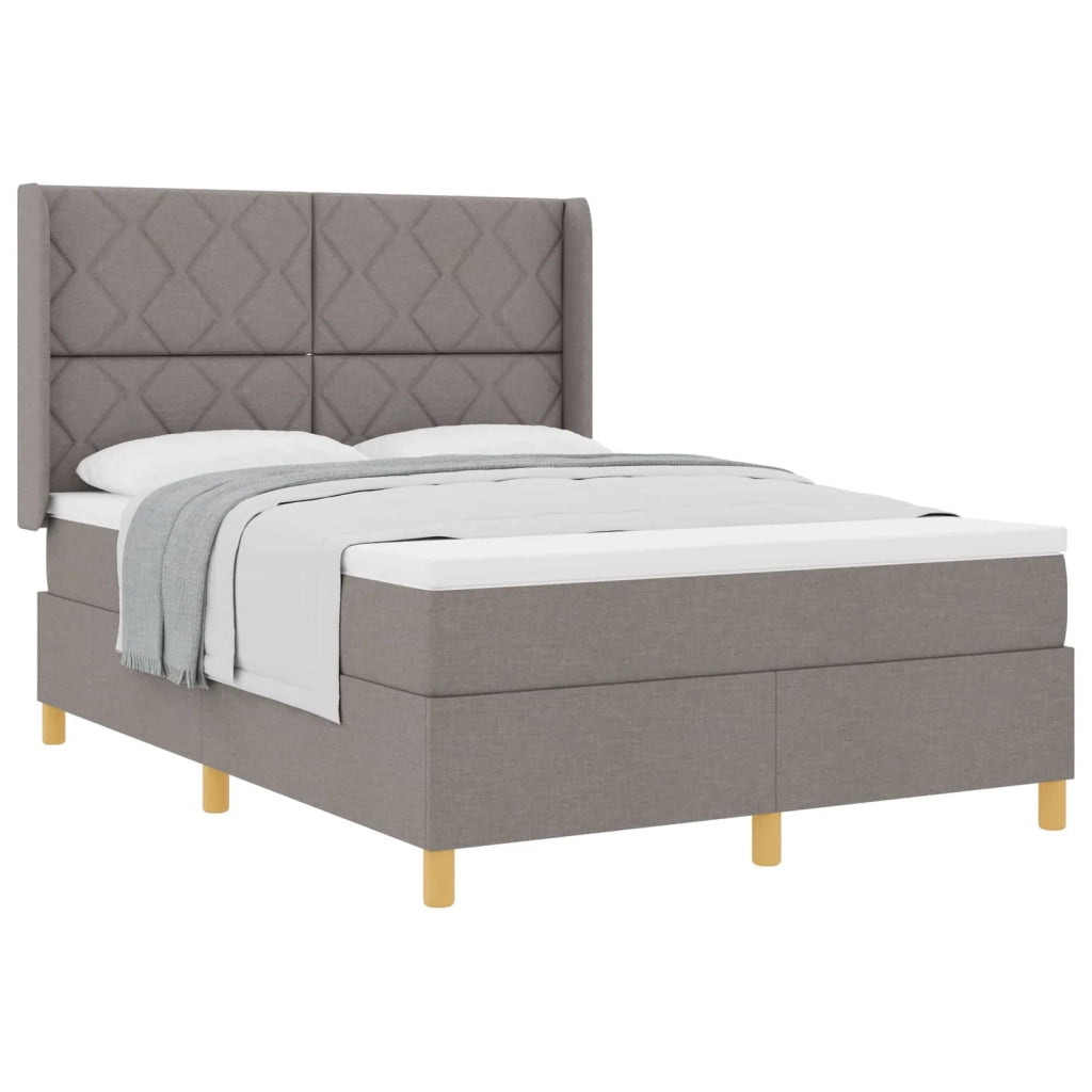 Letto a molle con materasso Talpa 140 x 190 cm Tessuto 3341893