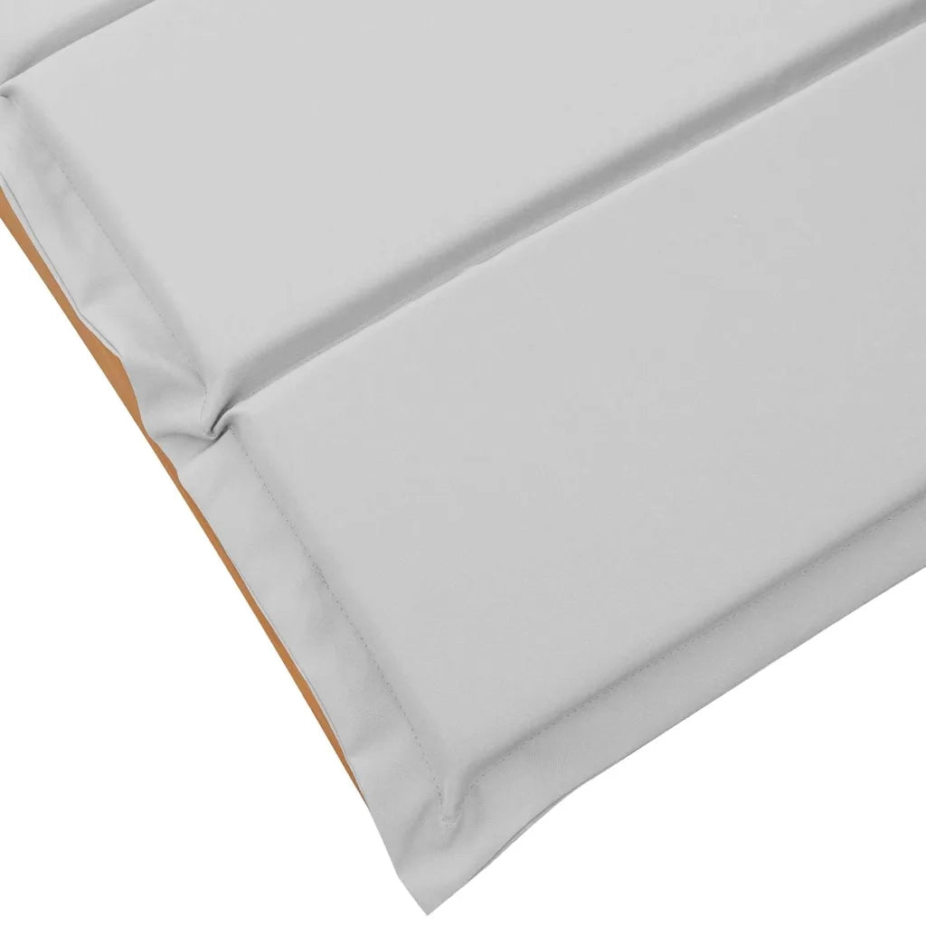 Lettino prendisole 2 pcs Grigio chiaro Legno di Acacia Massello 4107100