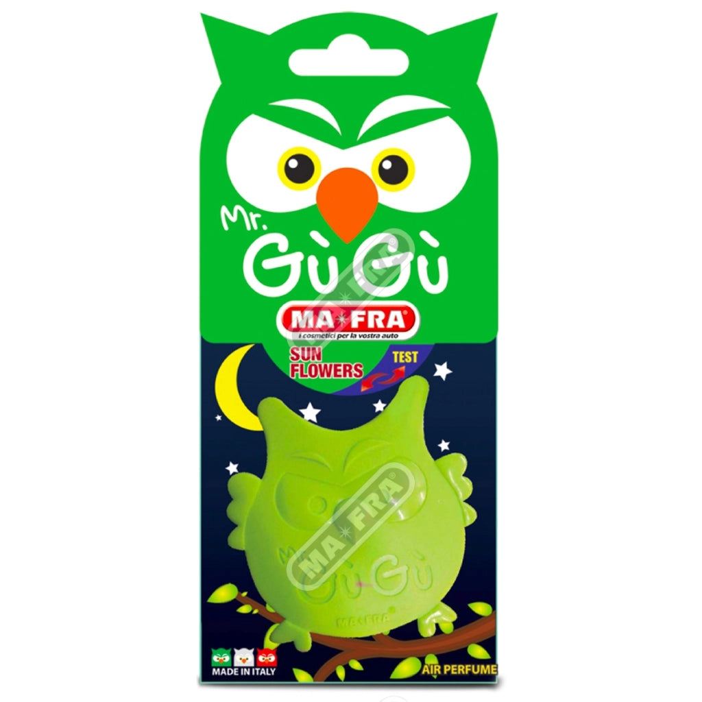 DEODORANTE AUTO GUGU'         GIALLO/YELLOW LEMON & CITRUS Sun Flower