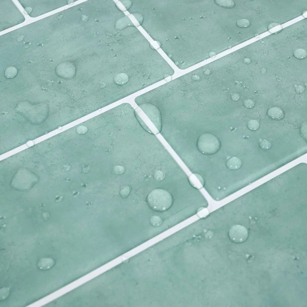 Piastrella subway 50 pcs Grigio Verde 29 x 21 cm 42046152