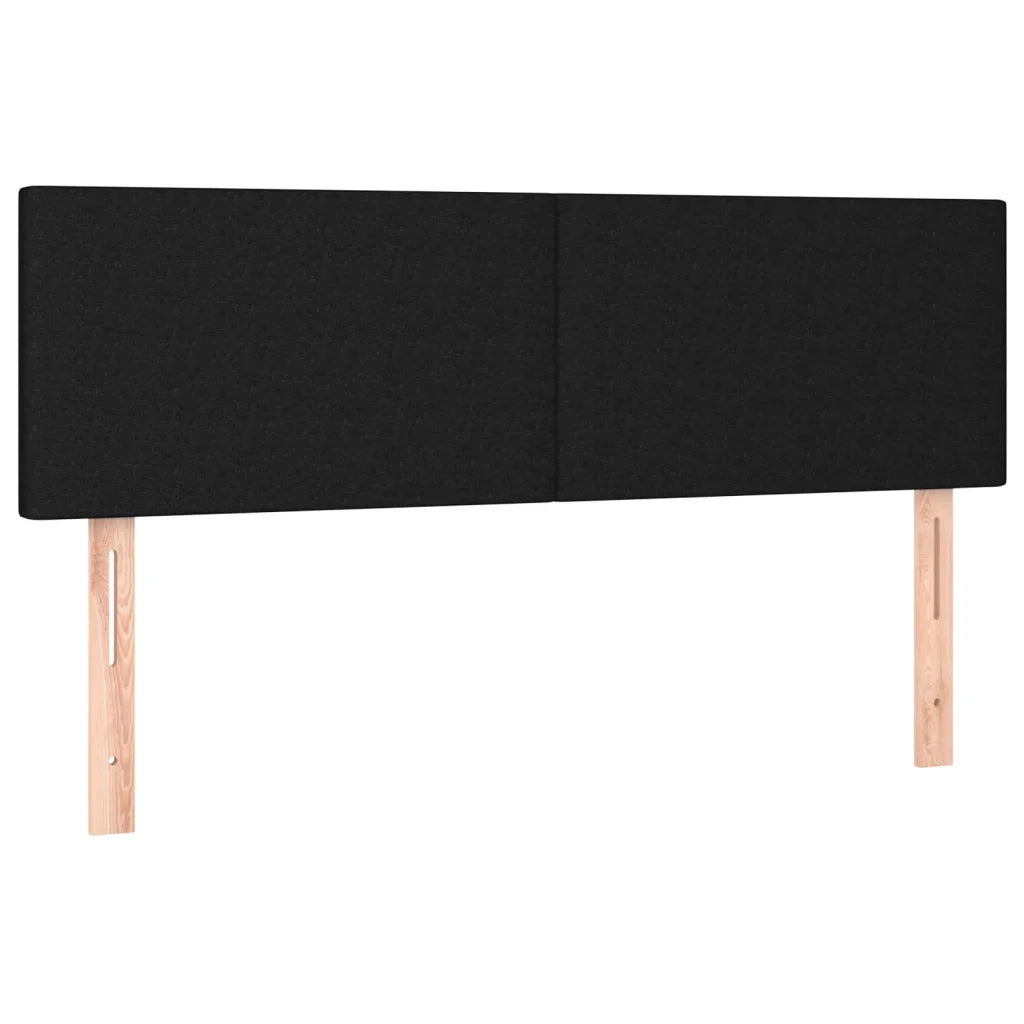 Giroletto a Molle con Materasso Nero 140x190 cm in Tessuto 3140451