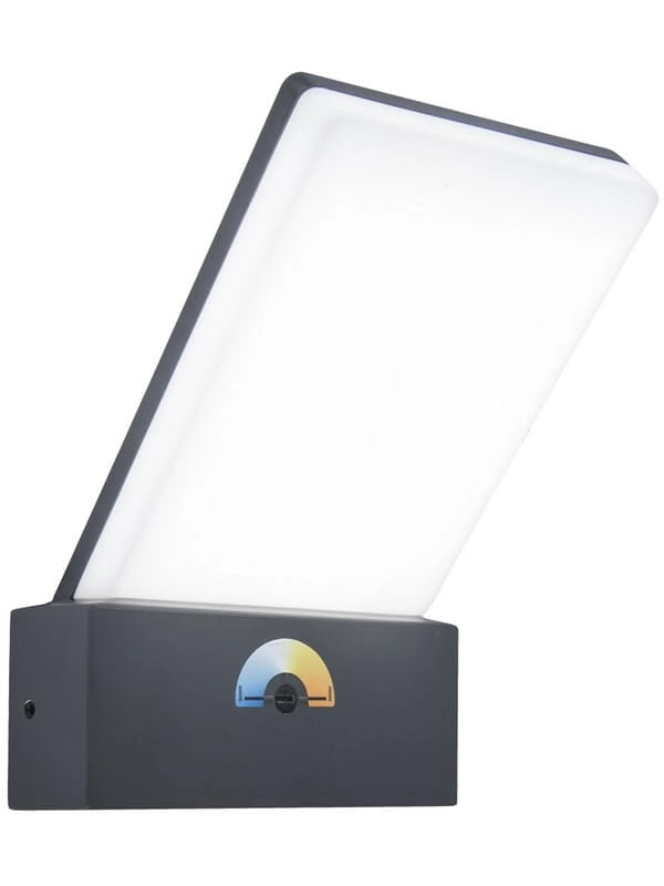 Applique esterna LED PANO antracite Lutec 16W CCT IP54