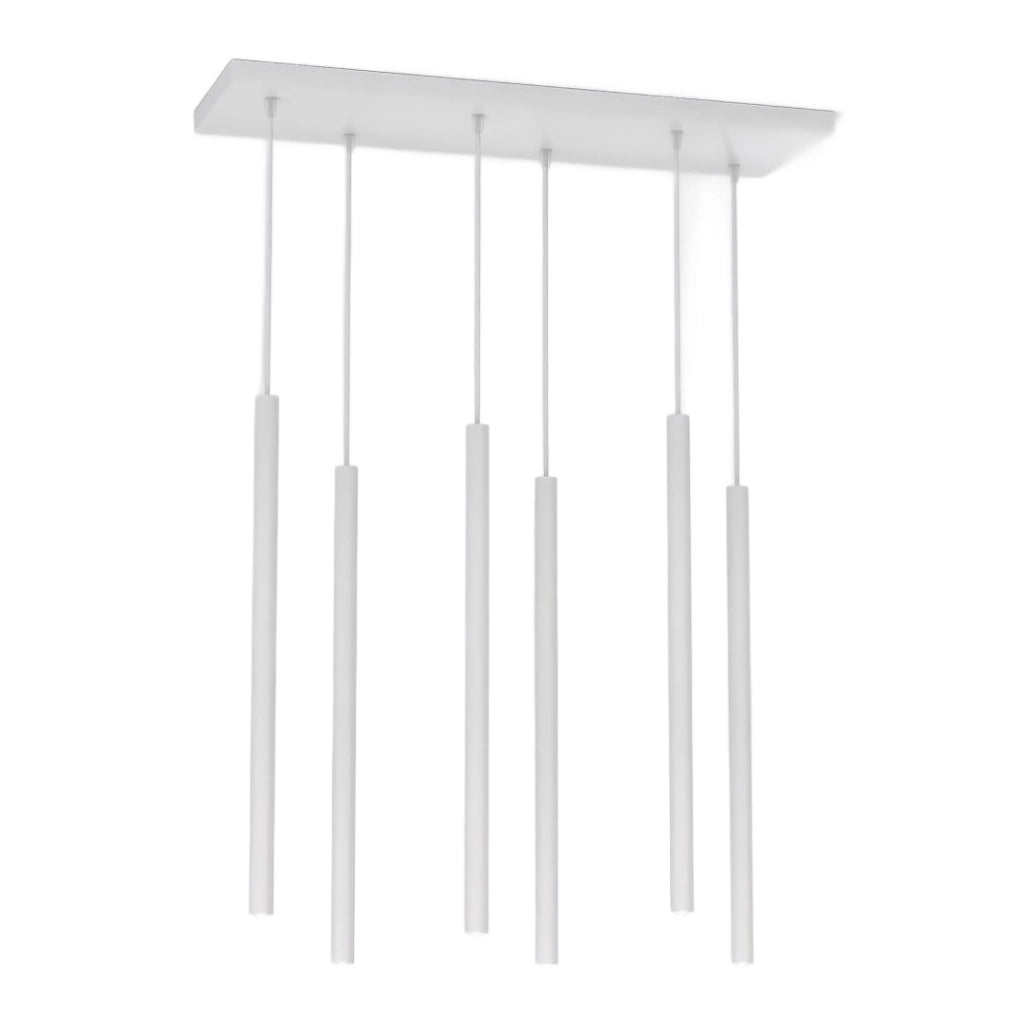 Lampada a sospensione SELTER 6xG9 grigio metallo Emibig