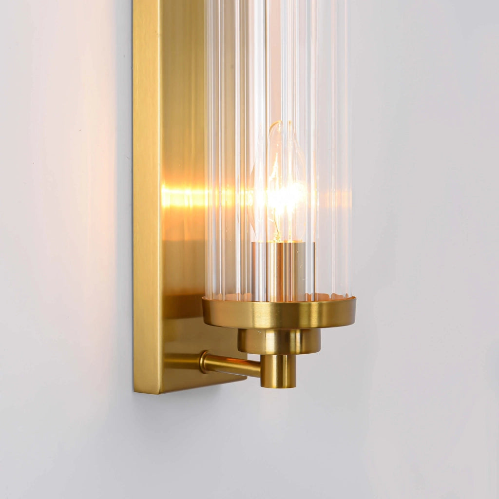 Applique Lorenzo oro 2xE14 vetro metallo Light Prestige
