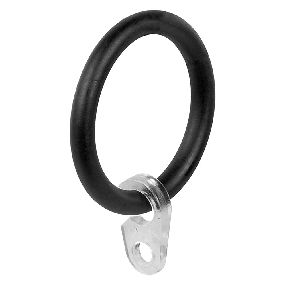 ANELLO PER SCORRITENDA col. nero - Ø 20 mm  cf. 8 pz  - ERREBI