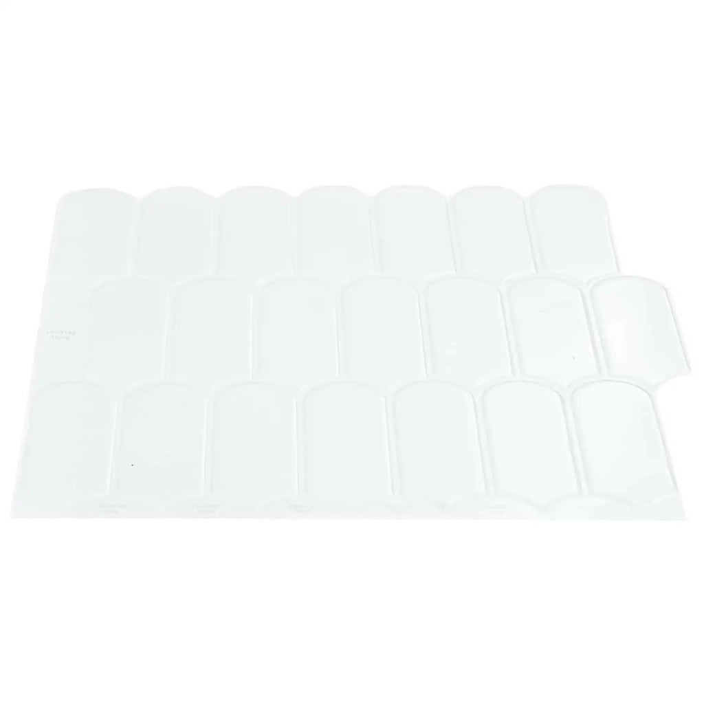 Piastrella Piuma 50 pcs Bianco 30 x 30 cm Poliuretano e PET 42046200
