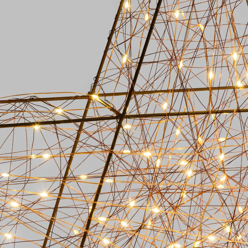 Stella 3D Copper 80 cm 240 MicroLED B Caldo FlashLED IP44