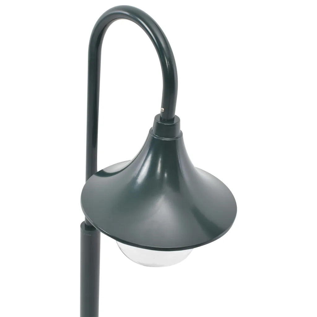 Lampione da Giardino E27 120 cm Alluminio Verde Scuro 44218