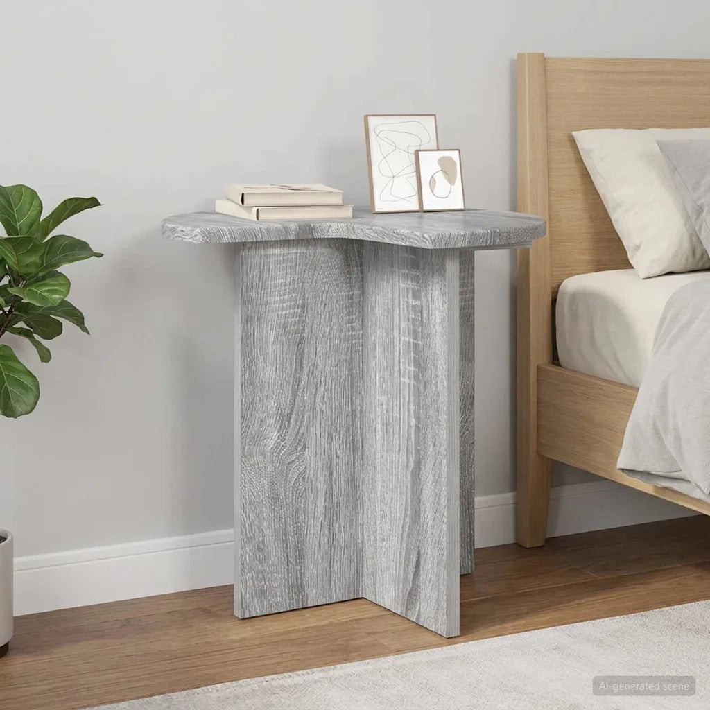 Tavolo laterale | Tavolino Grigio Sonoma ? 39 x 38 cm Legno ingegnerizzato