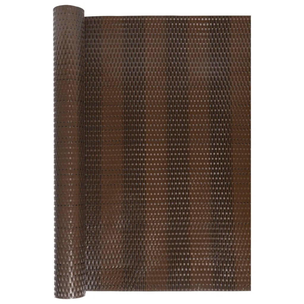 Schermo da balcone | Paravento da Balcone Marrone e Nero 400x80 cm in Polyrattan