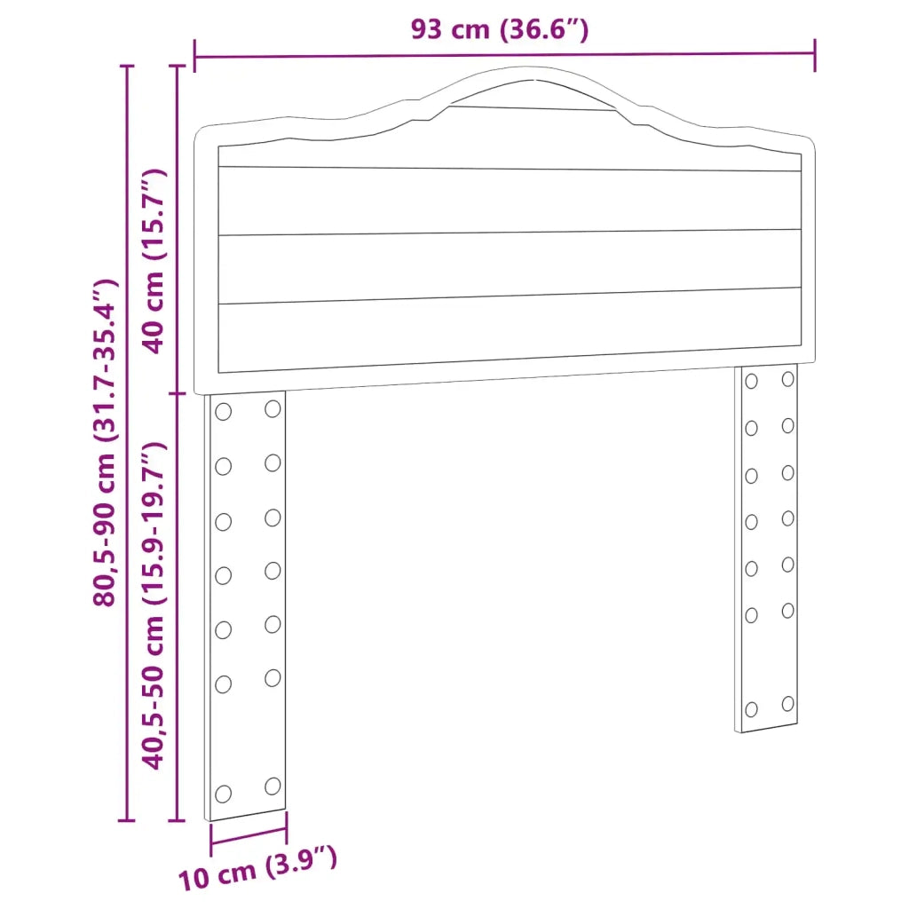 Testiera | Testata Rovere Nero Legno multistrato