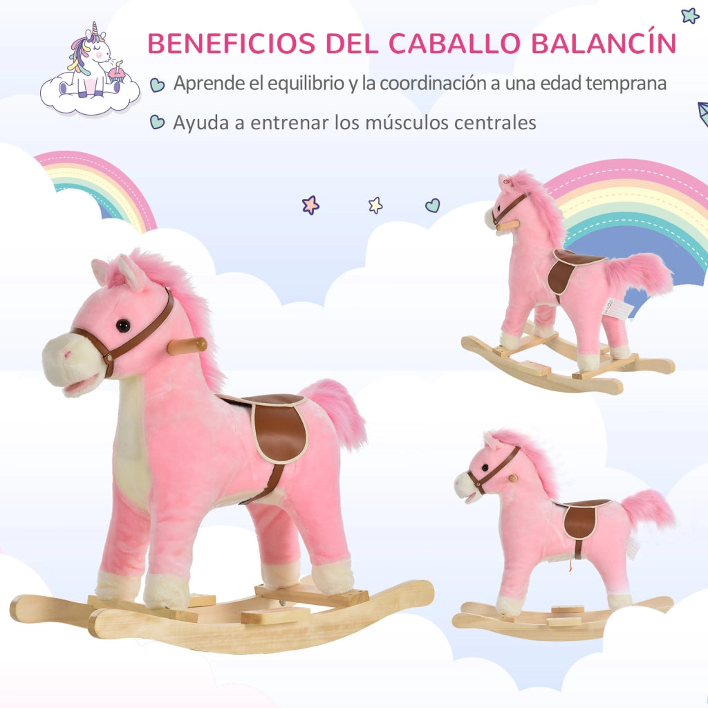 Casetta Gioco per Bambini con Suoni e Movimento ¨C Minimal ¨C Rosa 65x32,5x61 cm