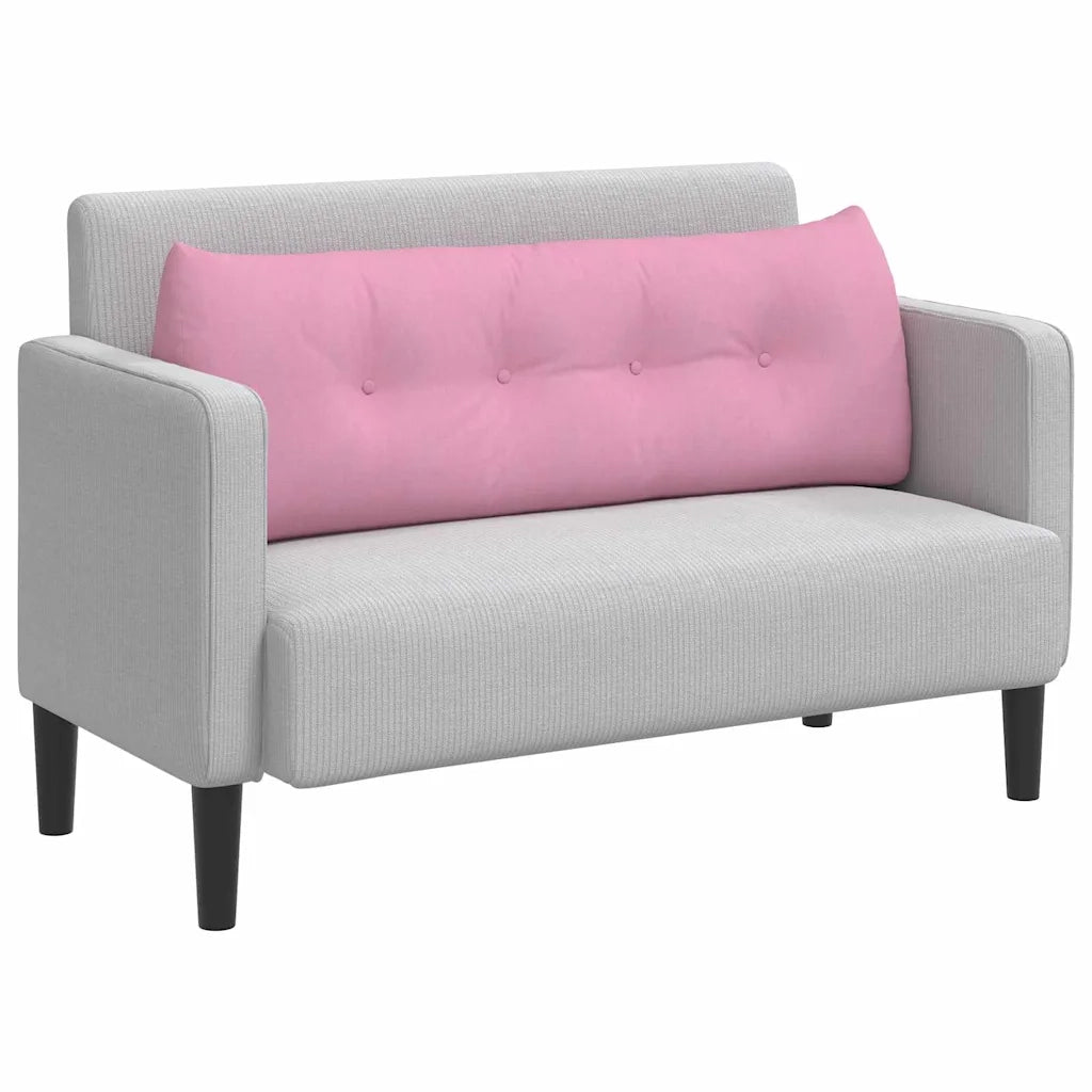 Cuscino per Schiena Rosa 140 x 24 x 50 cm Tessuto 42014514