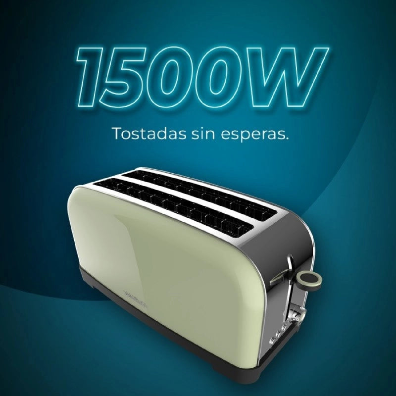 CECOTEC 04824 - Tostapane Toastin' time 1500 Green