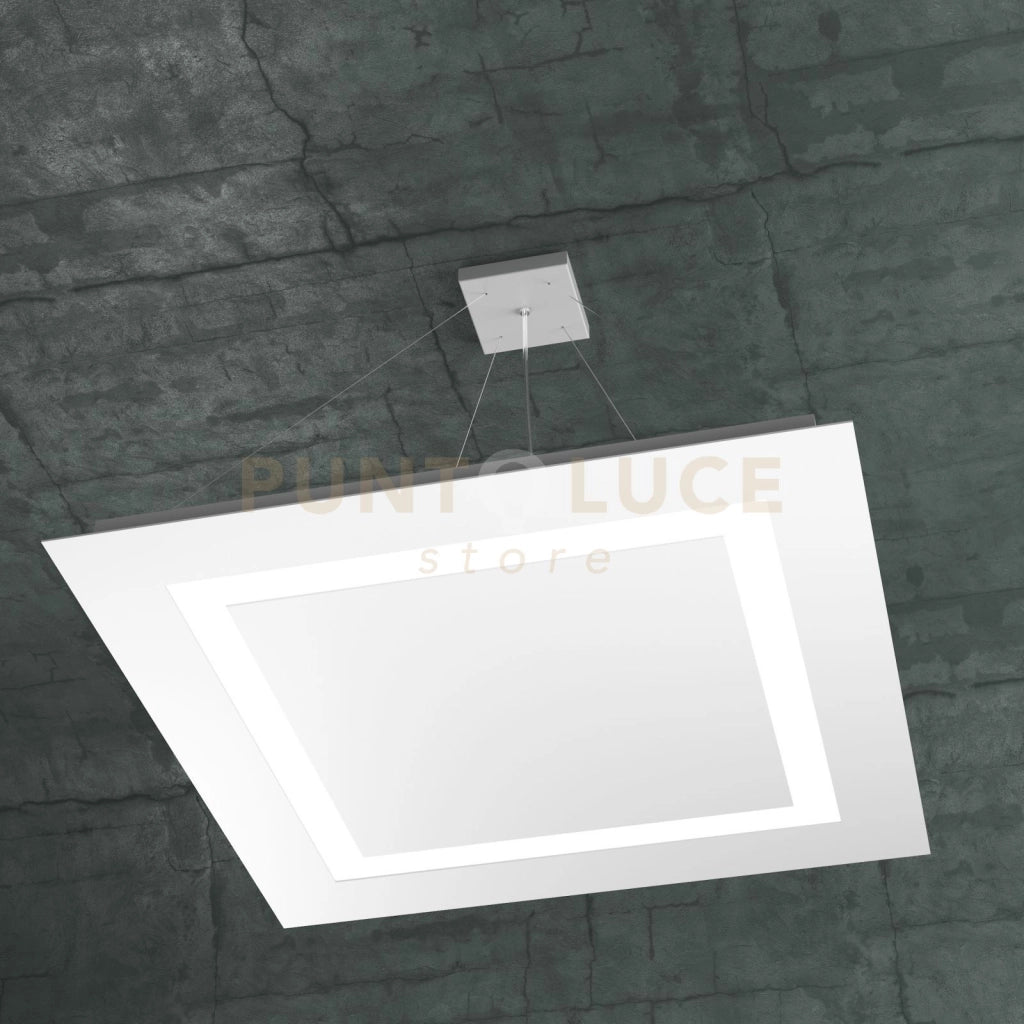 CARPET SOSPENSIONE 70X70 4 LUCI BIANCO 1137-S70-BI
