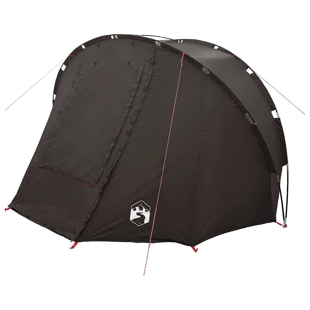Tenda da Pesca per 5 Persone Marrone Impermeabile