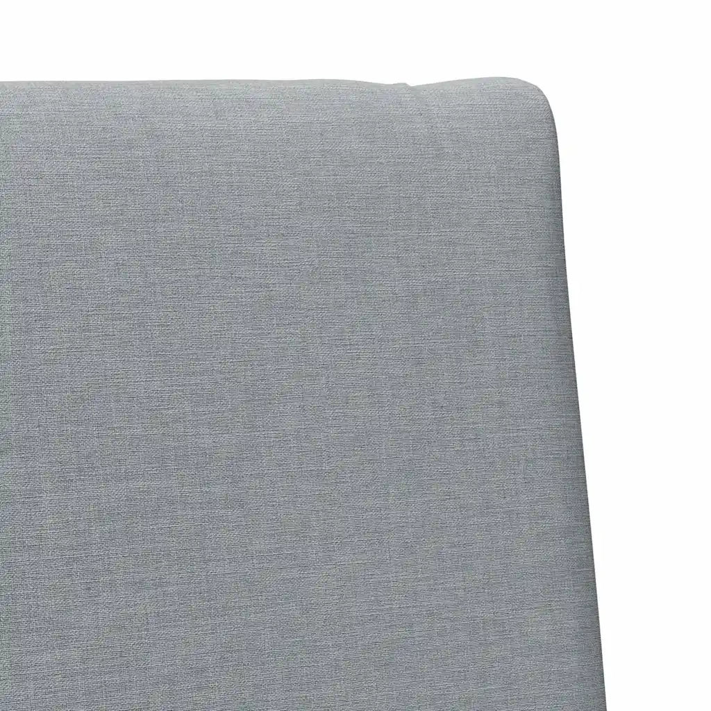 Testiera imbottita Grigio chiaro 100 cm Pino massello 879299