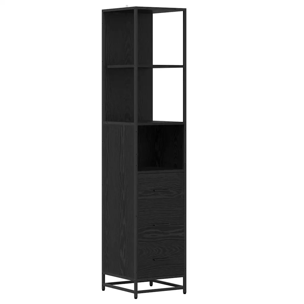Set di mobili per il bagno con cassetto 3 pcs Legno vecchio
