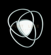 PLAFONIERA ROSE MEDIA SILVER 3000K 5685lm 70w DIMMERABILE D.67CM