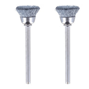 Spazzole in Acciaio Dremel al Carbonio per Rimozione Ruggine Metalli Formato: 13 mm