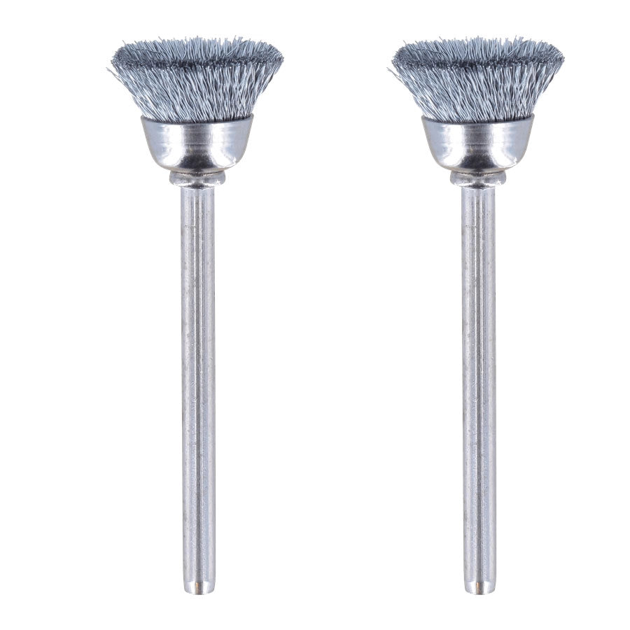 Spazzole in Acciaio Dremel al Carbonio per Rimozione Ruggine Metalli Formato: 13 mm