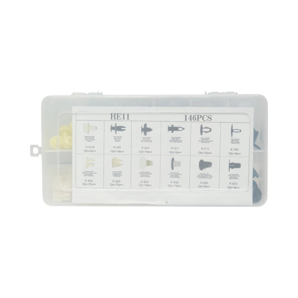 Kit di clip in plastica per auto Toyota da 146 pezzi