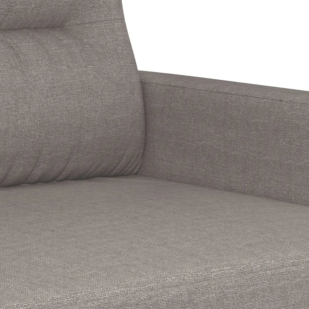 Set Divani 4 pz con Cuscini Tortora in Tessuto 3201567