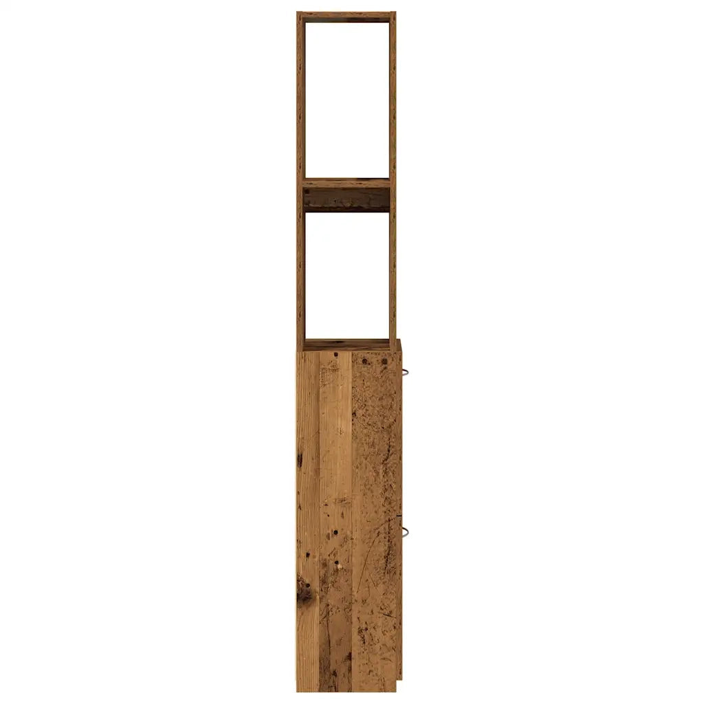 Mobile da Bagno | Armadio da bagno Legno Antico 25x25x170 cm in Truciolato