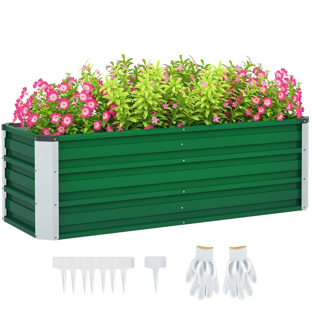 Fioriera Rettangolare per Balcone ¨C Minimal ¨C Verde 125x47x40 cm