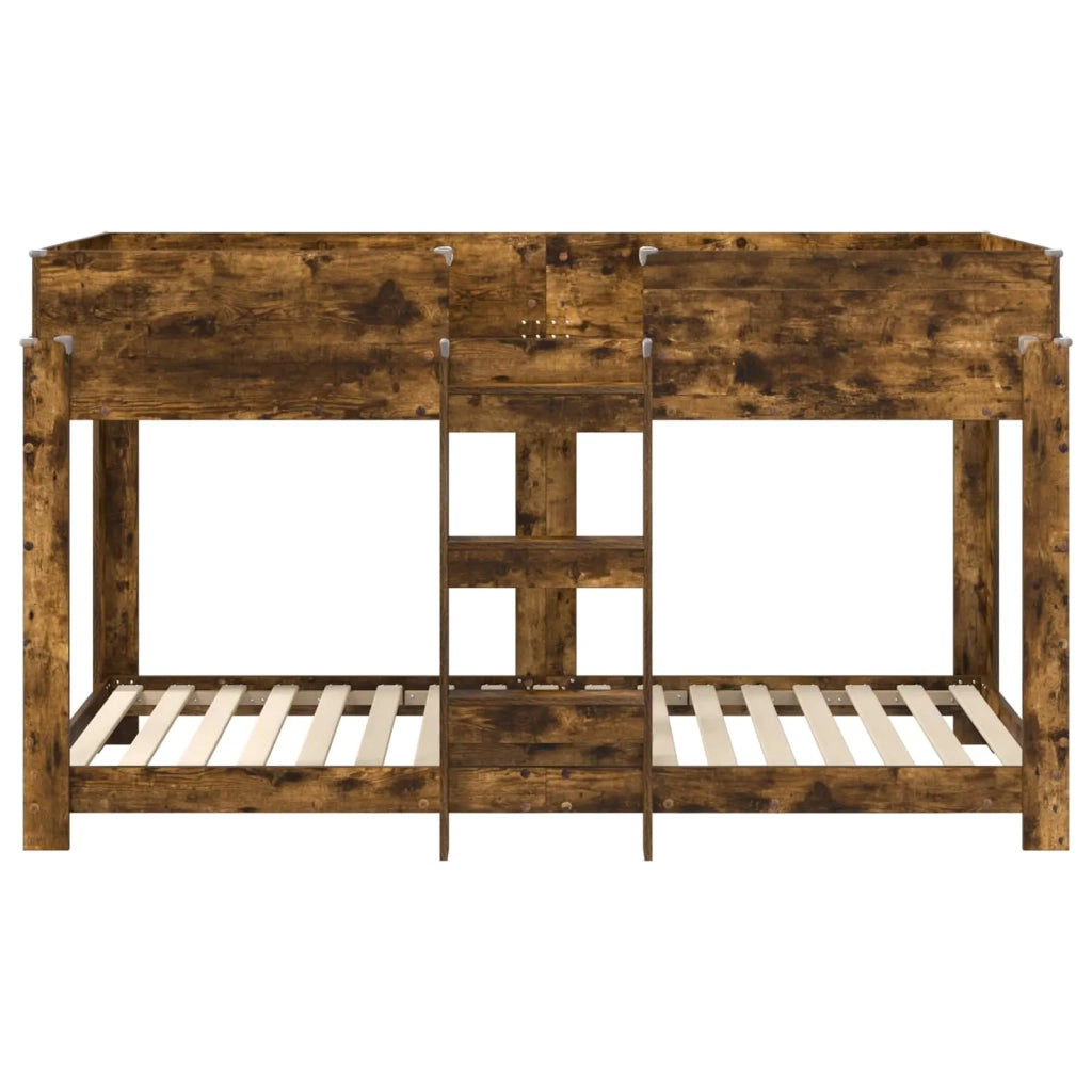 Letto a Castello per Bambini Rovere fumé 90 x 200 cm