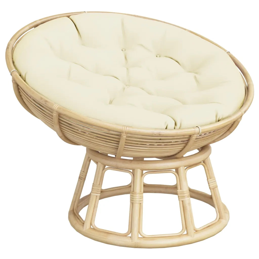 Cuscino Rotondo Crema ? 100x11 cm in Tessuto Oxford