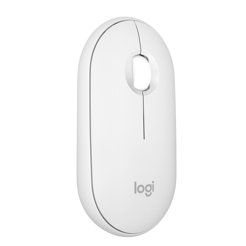 ORIGINAL Logitech Accessori per computer Bianco 910-007013 Pebble Mouse 2