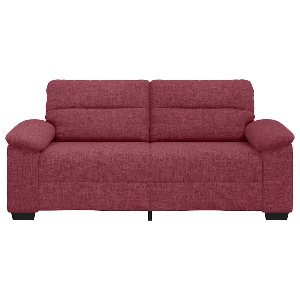 Divano a 2 Posti Rosso Vino 180x81x84 cm in Tessuto 4105310