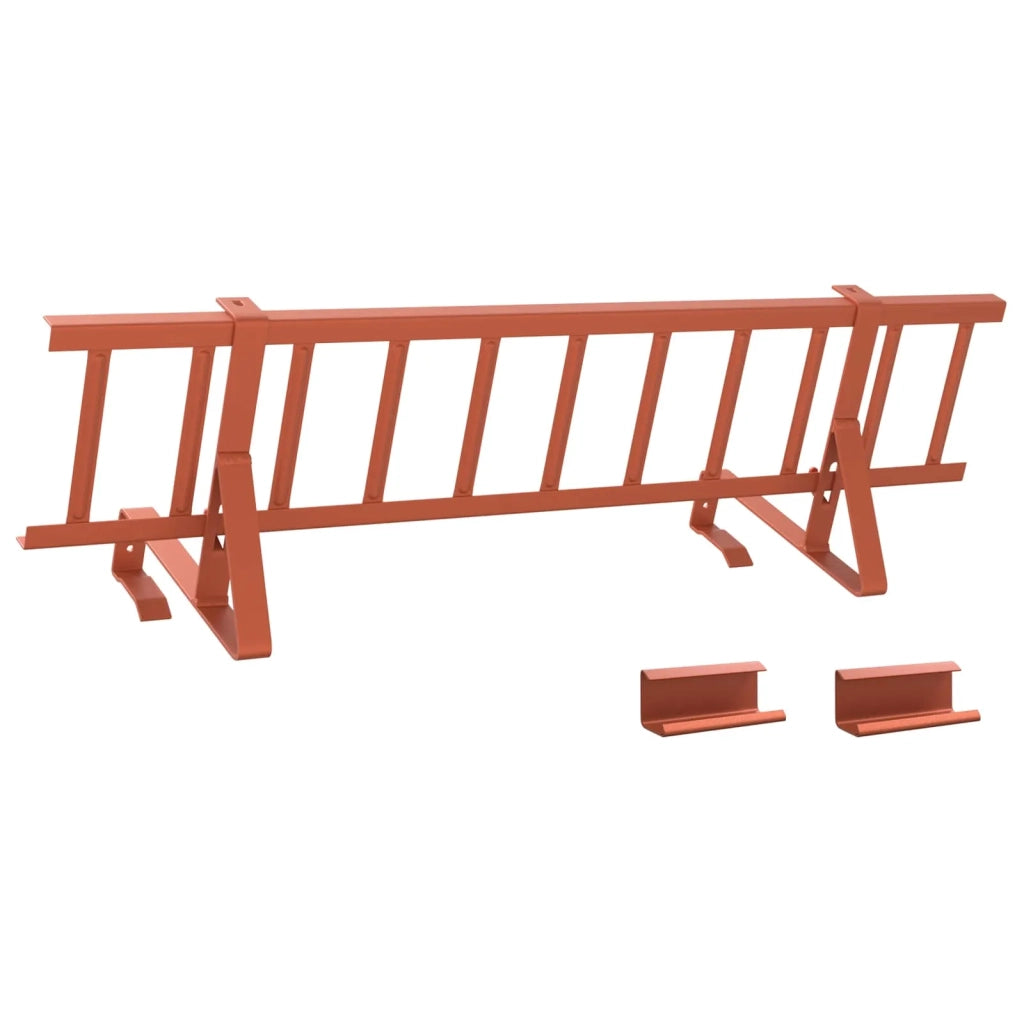 Guardia per neve sul tetto Rosso 800 x 29,5 x 34,5 cm Acciaio 42028462