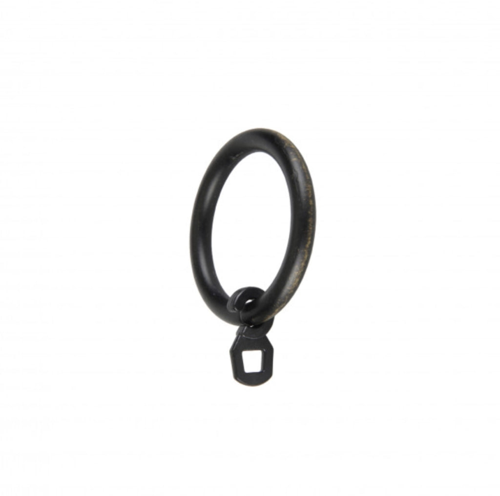 Anello in metallo nero Vintage per tende 8Pz