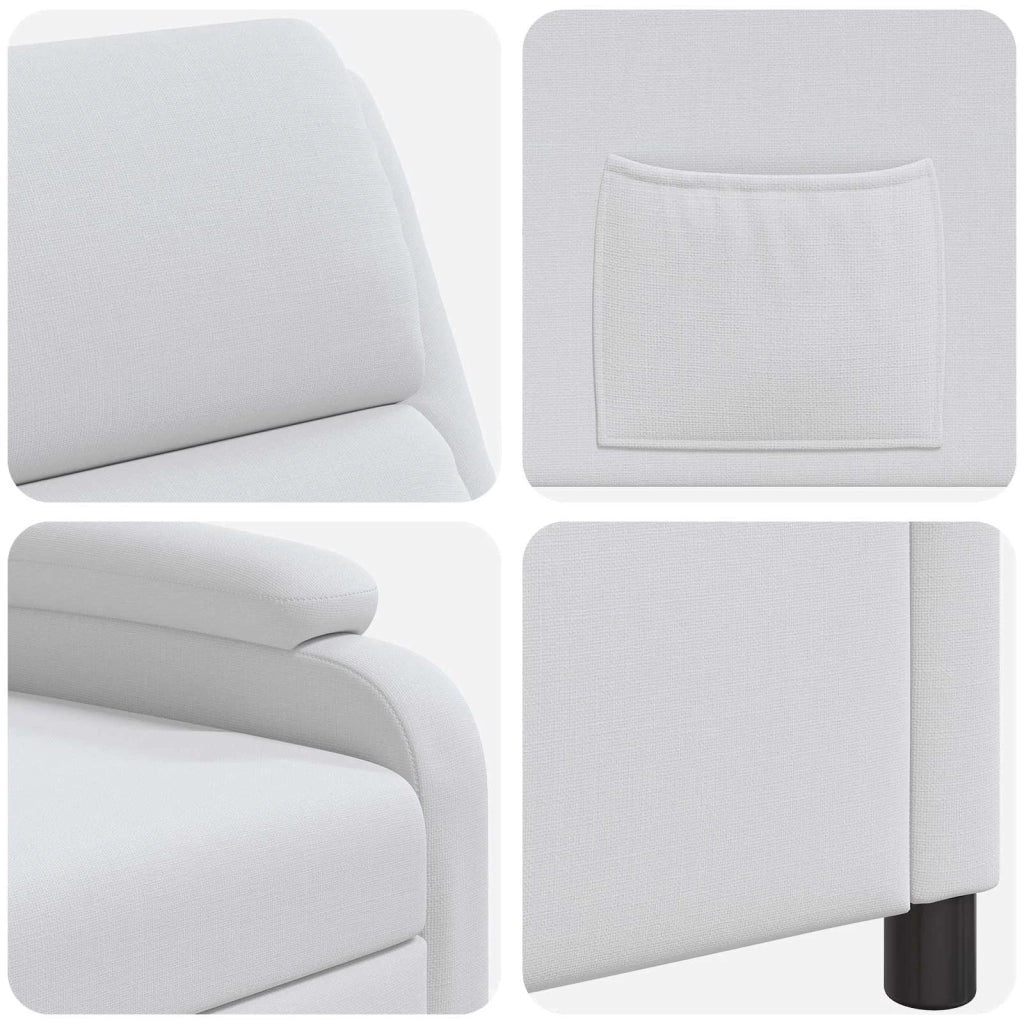 Poltrona reclinabile Bianco Tessuto 42034858
