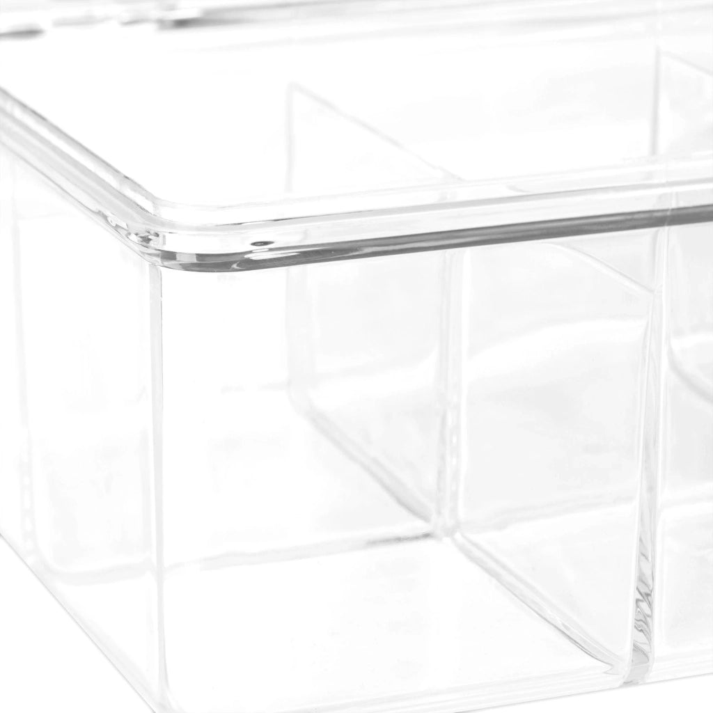Scatola da tè trasparente con 6 scomparti accessorio da cucina 13_0000451