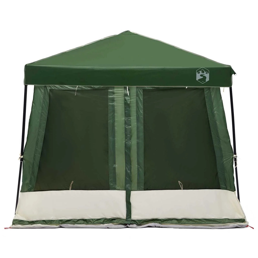 Set di Tende da Campeggio 2 pcs Verde Taffeta e Tessuto 3337176