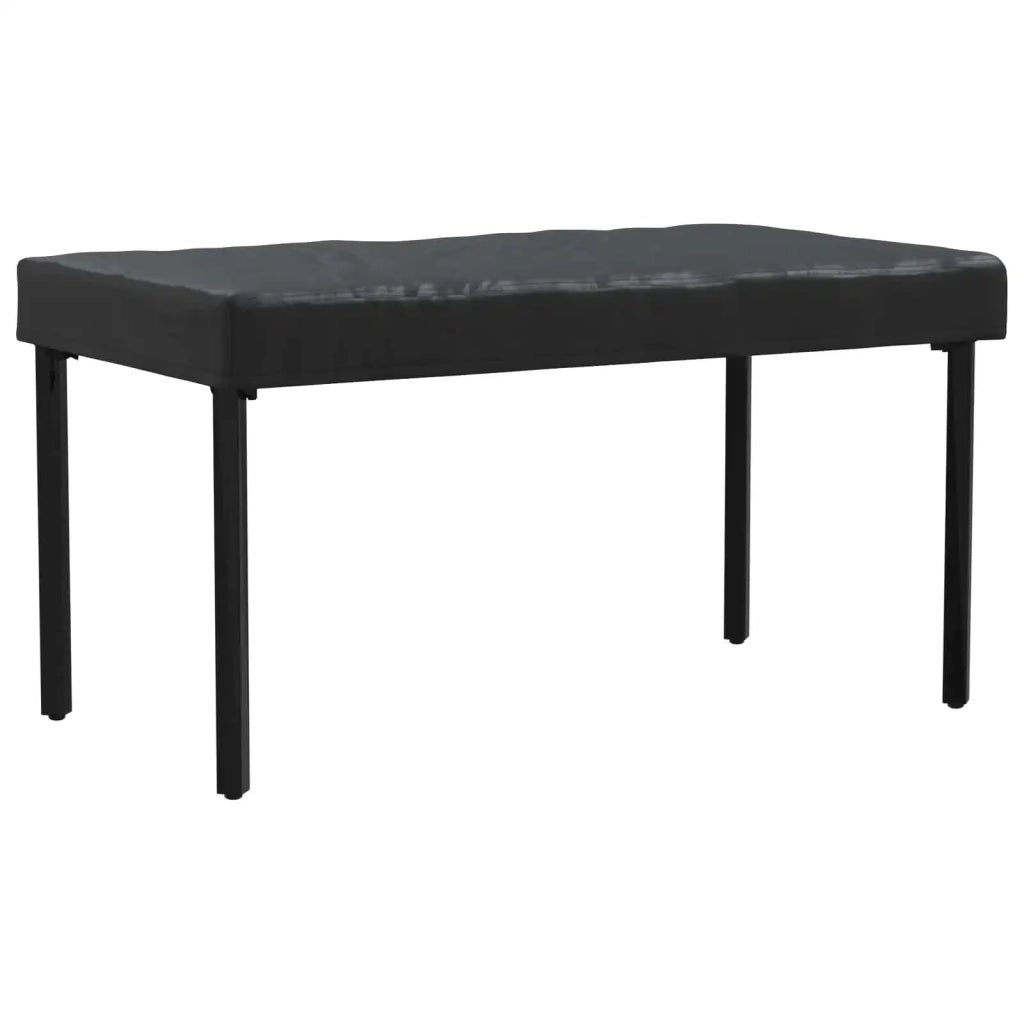 Copertura Tavolo Tinta unita Nero 122 x 72 x 15 cm Tessuto 4106096