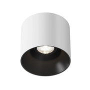 Maytoni Lampada da soffitto moderna Alfa LED 1 luce LED integrato bianco metallo