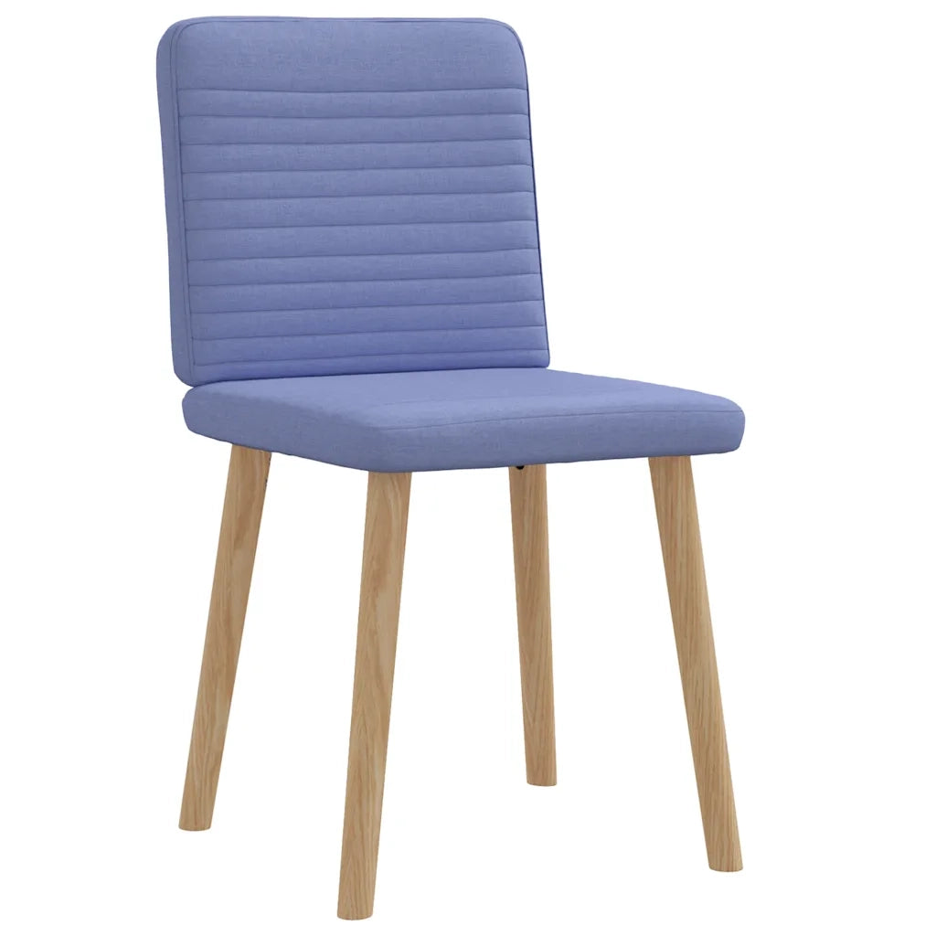 Sedie da Pranzo 2 pz Blu Jeans in Tessuto 4101154